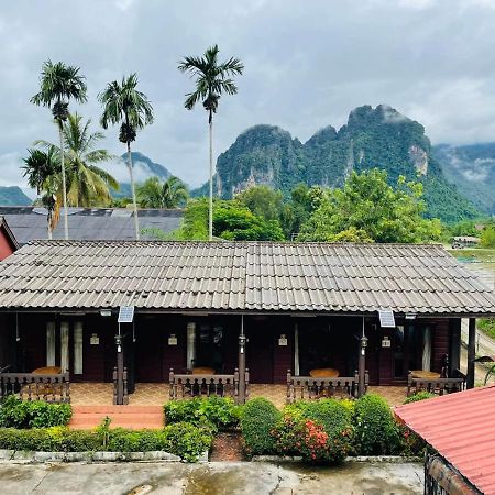 Bungalows Le Jardin Vangvieng Vangviang Kültér fotó
