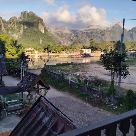 Bungalows Le Jardin Vangvieng Vangviang Kültér fotó