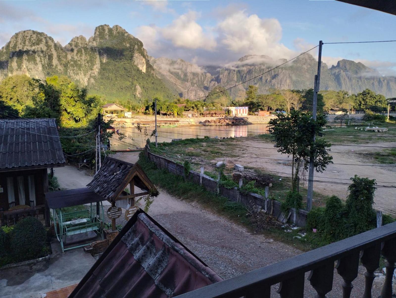 Bungalows Le Jardin Vangvieng Vangviang Kültér fotó