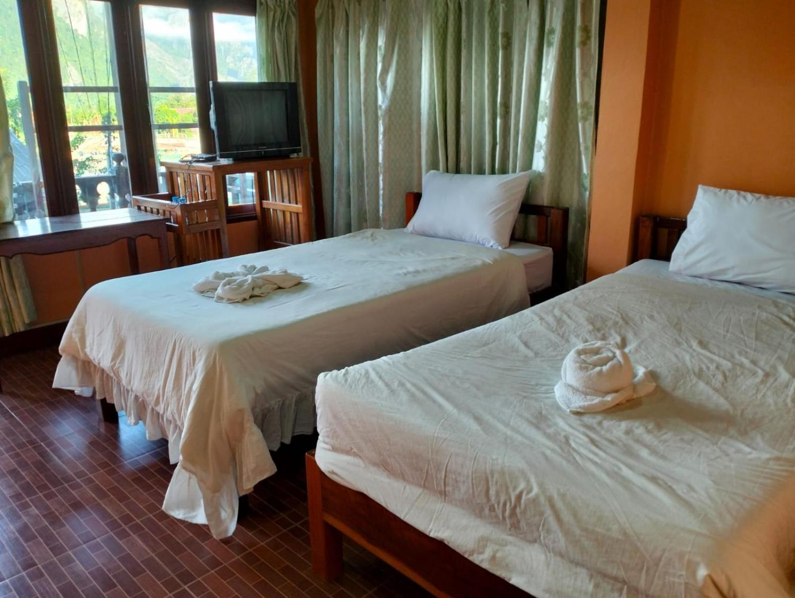 Bungalows Le Jardin Vangvieng Vangviang Kültér fotó