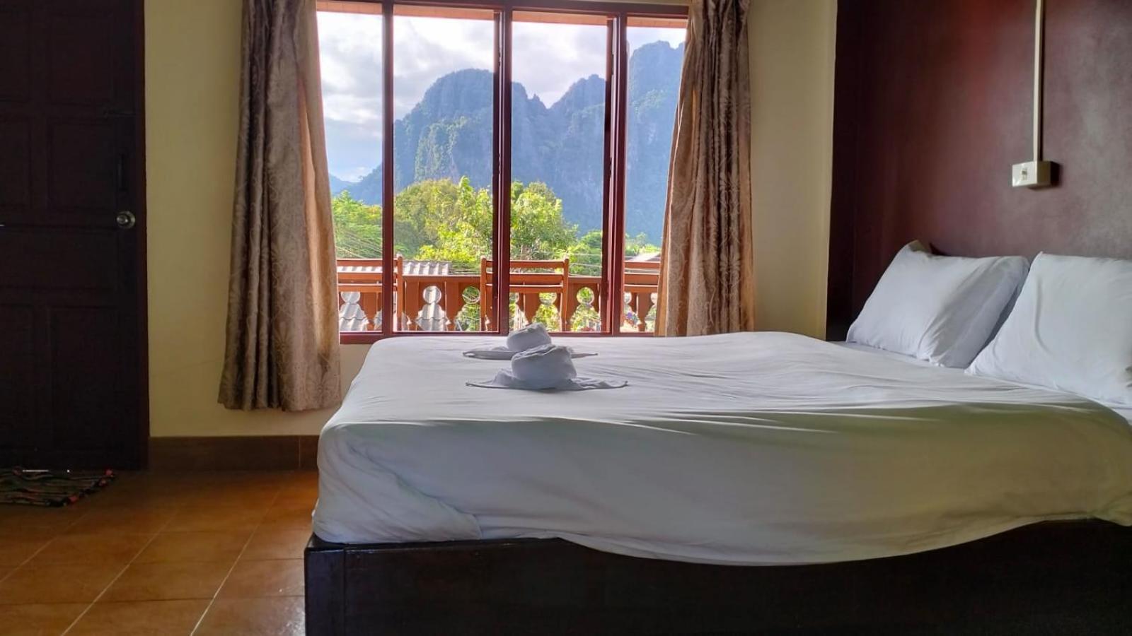 Bungalows Le Jardin Vangvieng Vangviang Kültér fotó
